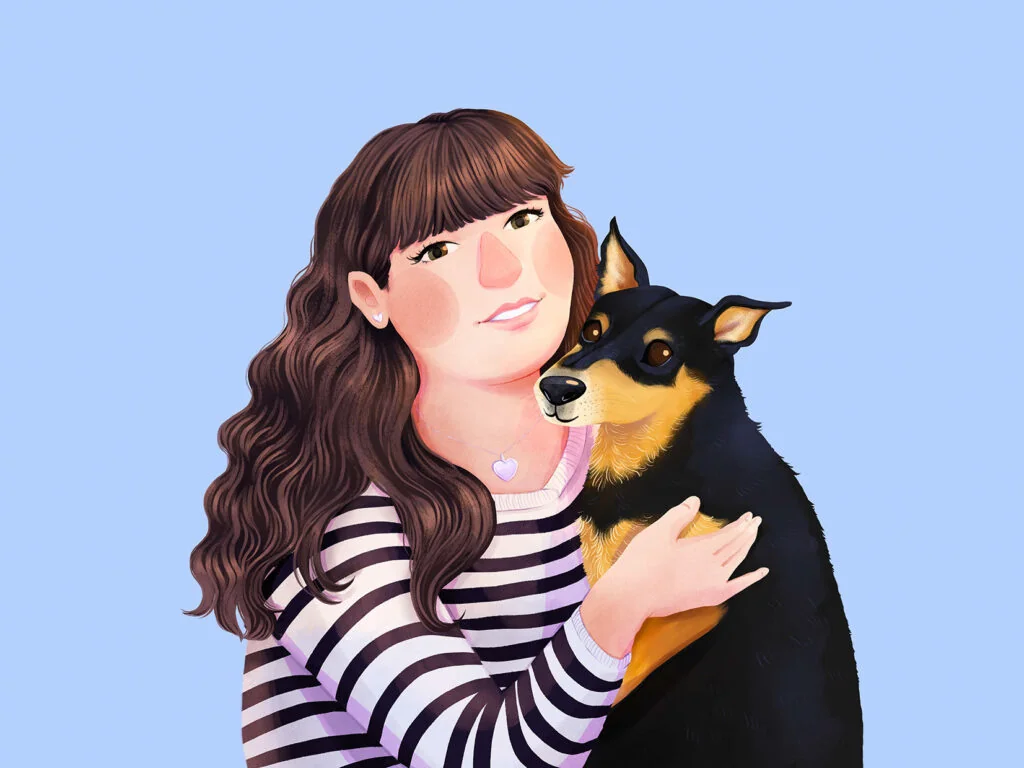 Portret psa - jako prezent dla dziecka