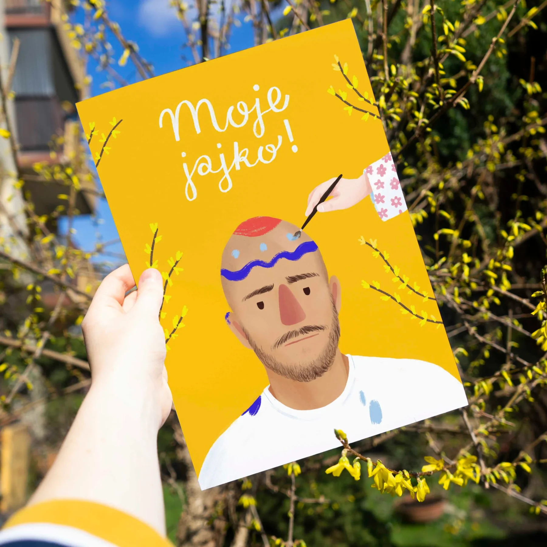 Plakat Bajo Jajo - autorska ilustracja typograficzna